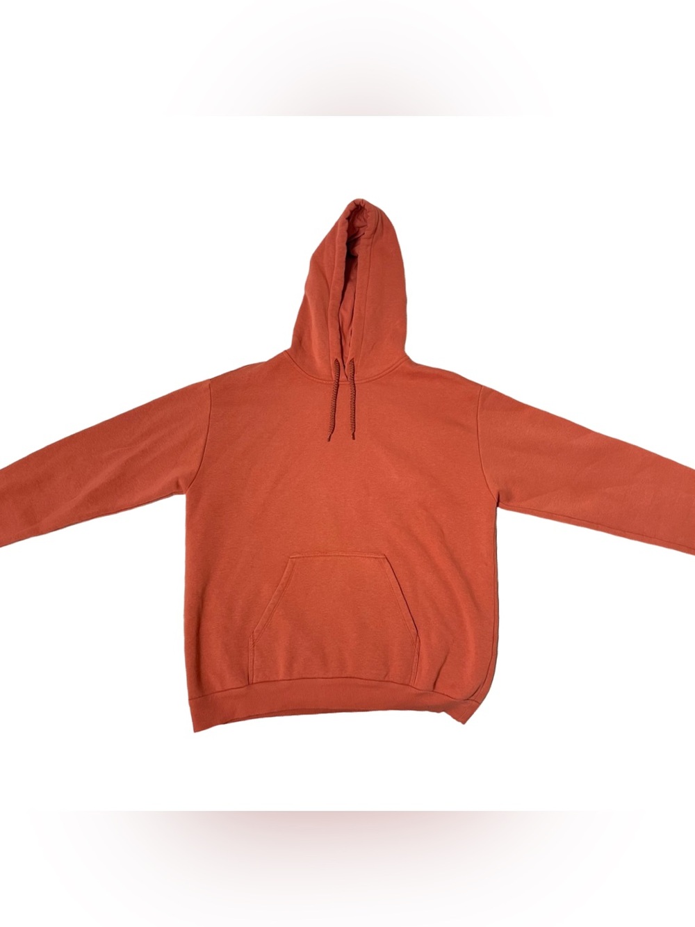 Topshop Orange Hoodie